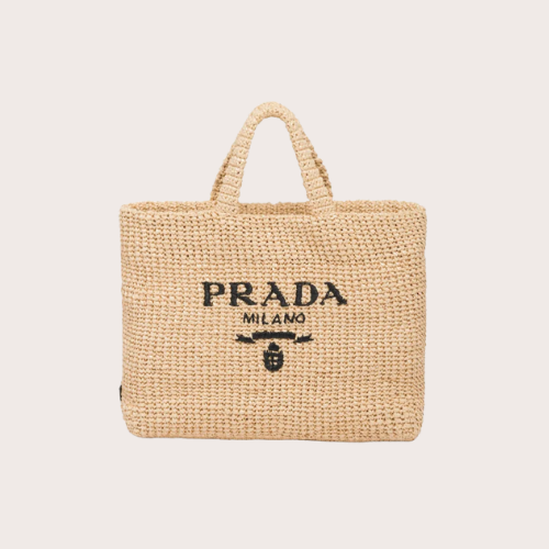PRADA CROCHET TOTE BAG